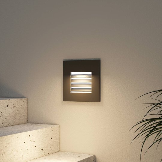 Arcchio Makio LED-inbyggnadslampa, svart