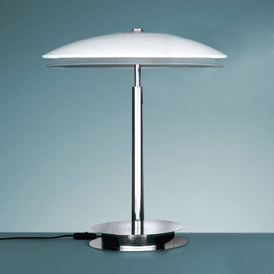 Designerbordslampa 2280/TRIS i vitt
