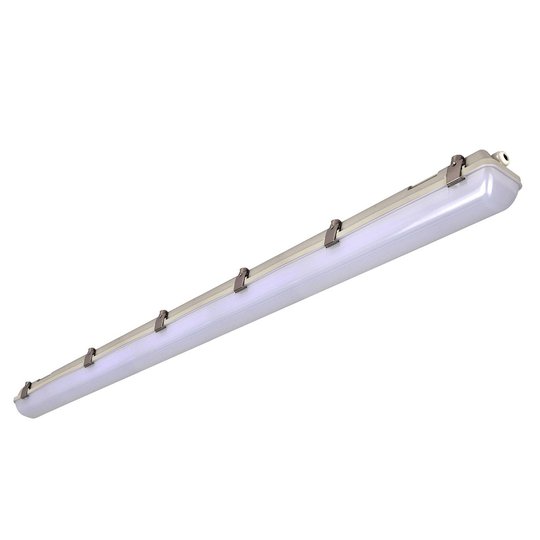 LED-våtrumslampa 659, grå, 156 cm, 30 W