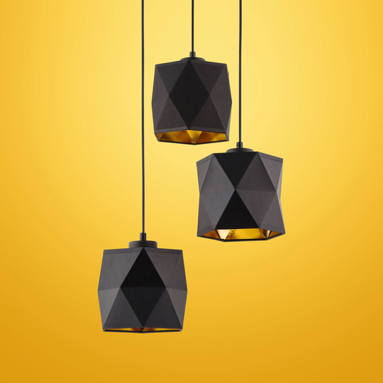 Hänglampa Siro, 3 lampor Ø 38 cm
