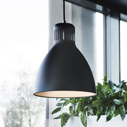LED-hänglampa L-1, 4 000 K, svart