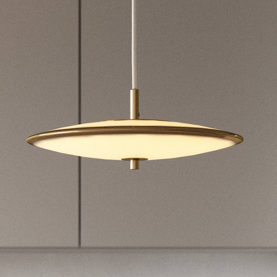 LED-hänglampa Blanche, dimbar, Ø 32 cm
