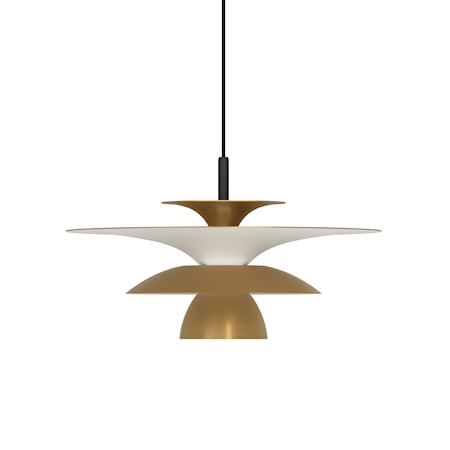 Picasso Pendel Mässing LED 38 cm