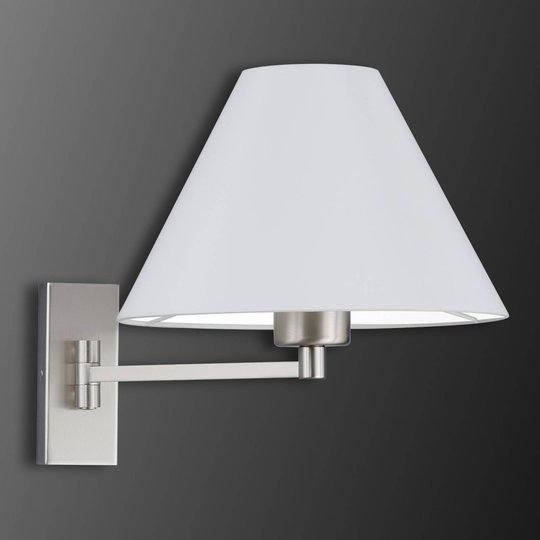 Svängbar vägglampa Verux med honan-skärm