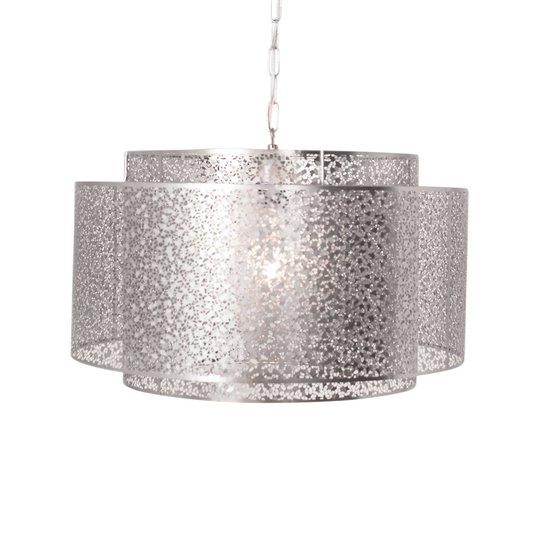 By Rydéns Mesh Grande hänglampa, silver