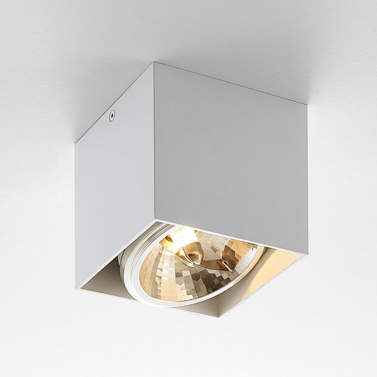 Arcchio Jarle taklampa, 1 lampa vit
