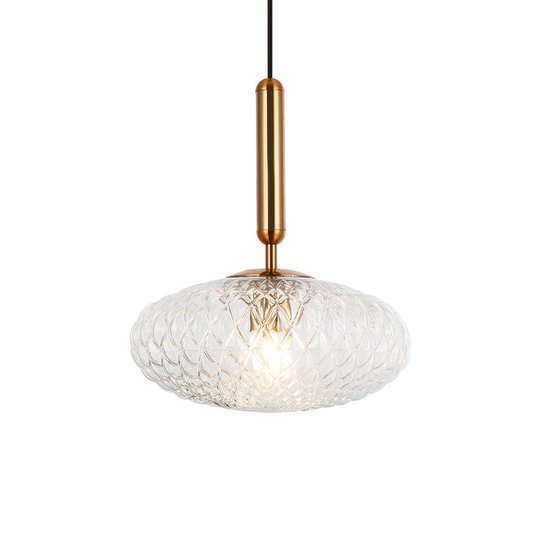 Hänglampa Ester av glas, transparent
