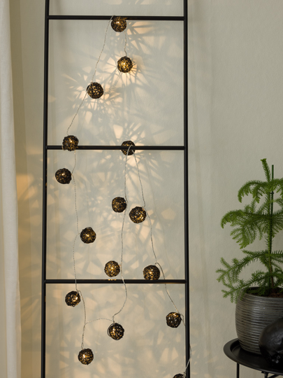 Slinga 16 bollar LED (Svart)
