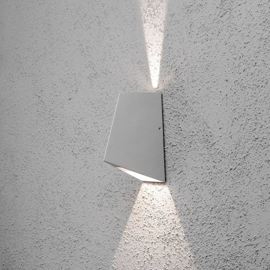 LED-utomhusvägglampa Imola 2 lampor