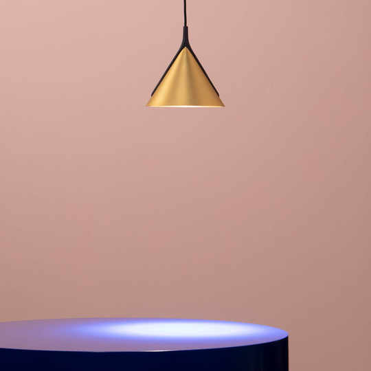 Axolight Jewel Mono pendel, svart-guld 2 700 K 38°
