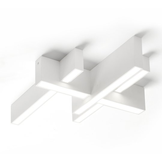 LED-taklampa Magnesia T277, 4 skenor