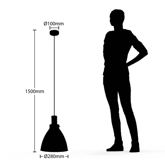 Lindby Trebale hänglampa, 1 lampa