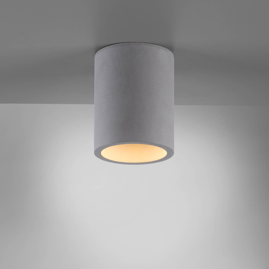 Paul Neuhaus Eton taklampa av betong, rund