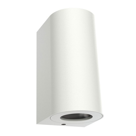 Utomhusvägglampa Canto Maxi 2, vit