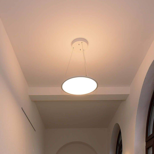 LED-pendellampa 3420 rund, 3 000 K vit