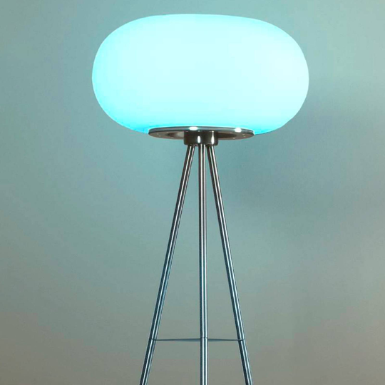 EGLO connect Optica-C LED-golvlampa, trebent