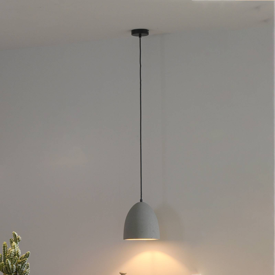 Paul Neuhaus Eton hänglampa betongskärm 1 lampa