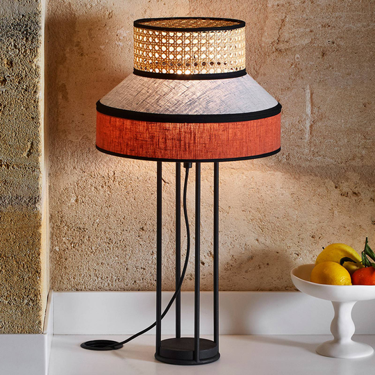 MARKET SET Singapour bordslampa, tomat/ljusgrå