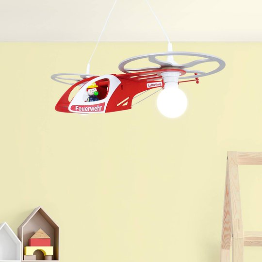 Pendellampa Fred helikopter för barnrummet