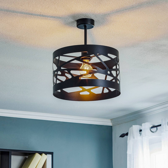 Taklampa Modul Frez Ø 30 cm, svart