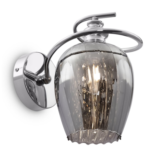 Blues vägglampa (Nickel)