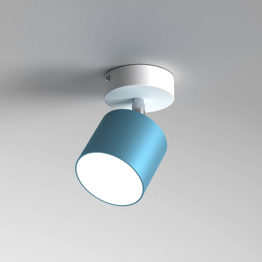 Takspotlight Cloudy 1 lampa blå