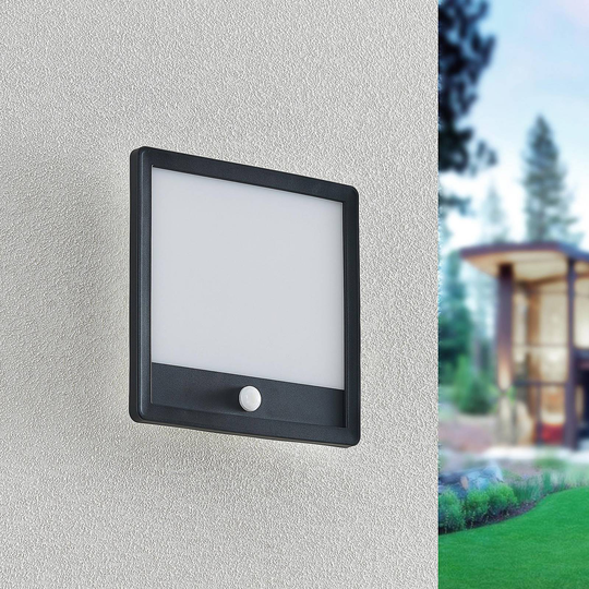 Prios Darui LED-utomhusvägglampa med sensor