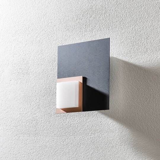 BANKAMP Quadro LED-taklampa 8W antracit