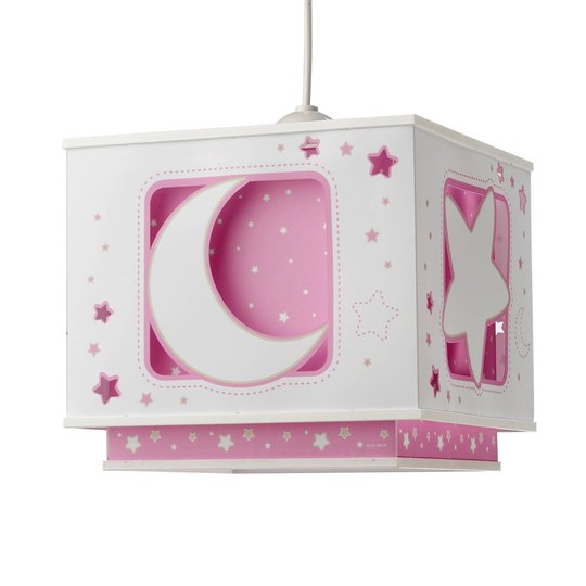 Fluorescerande taklampa NACHTHIMMEL rosa