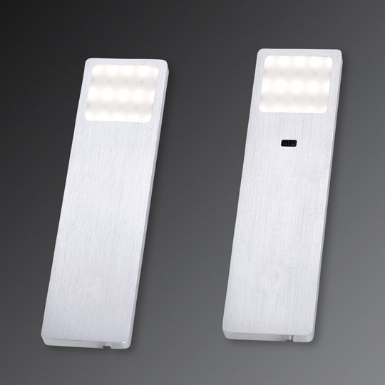 LED-sensor bänklampa Helena 5 cm 2-packs set
