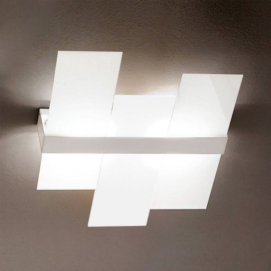 Taklampa Triad 62 cm vit