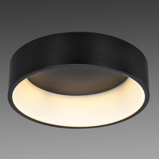 LED-taklampa Pure Ø 60 cm svart