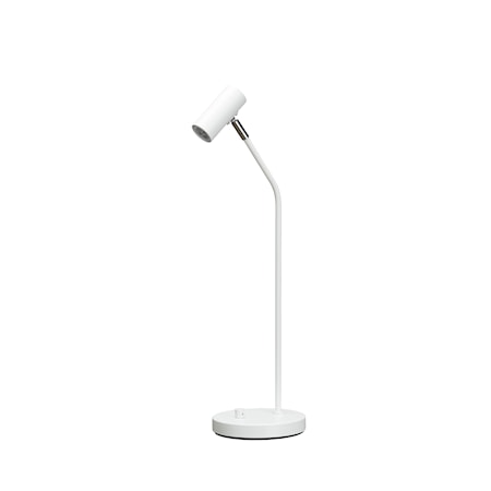 Cato Curved Bordslampa Mattvit Dimbar