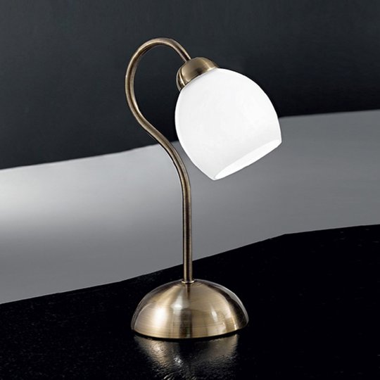 Pläterad, vacker bordslampa Doma