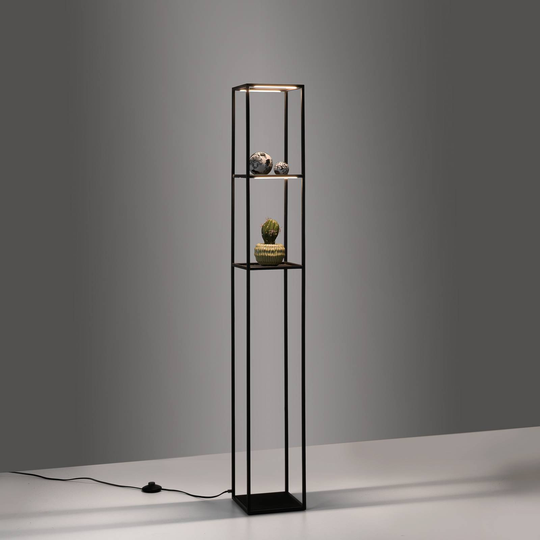 Paul Neuhaus Contura LED-golvlampa i svart