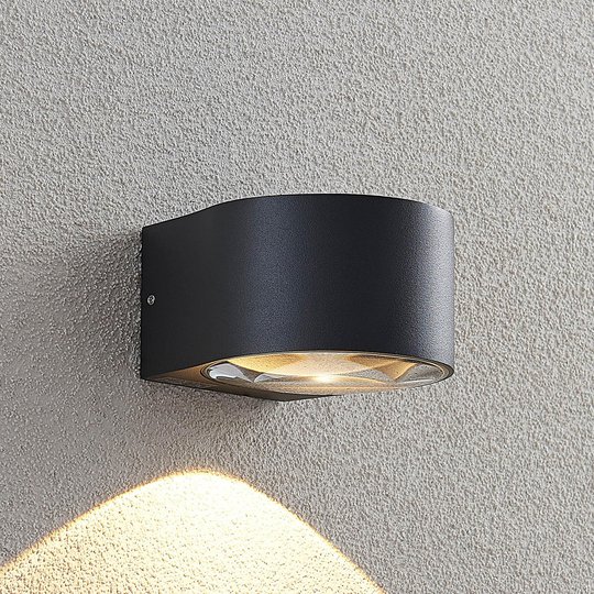 Lucande Astrida LED-utomhusvägglampa, 1 lampa