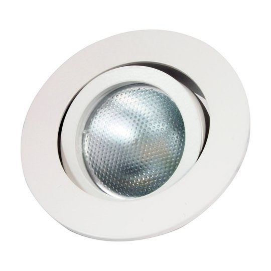 LED-inbyggnadsring Decoclic GU10/GU5,3, rund, vit