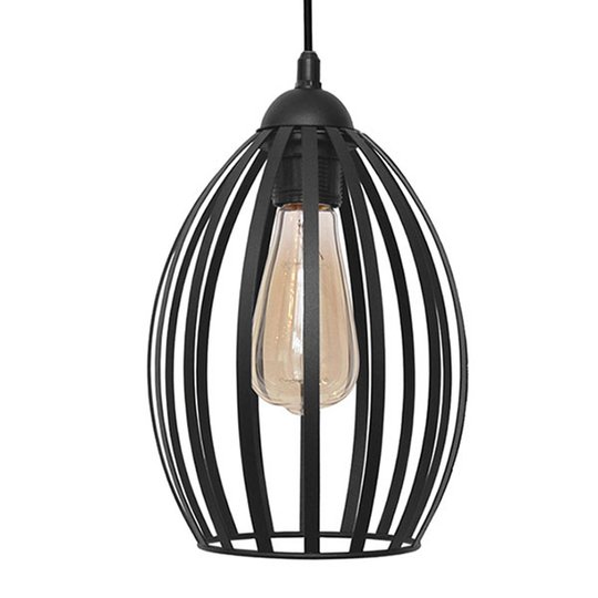 Hänglampa Dali i svart, 1 lampa