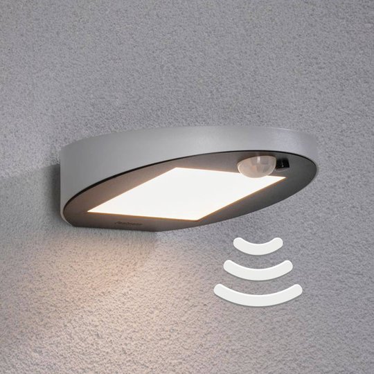 Paulmann LED-solcellsutomhusvägglampa Ryse vit