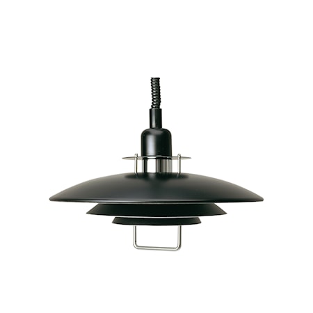 Primus II Pendel Svart/Krom 43 cm E27