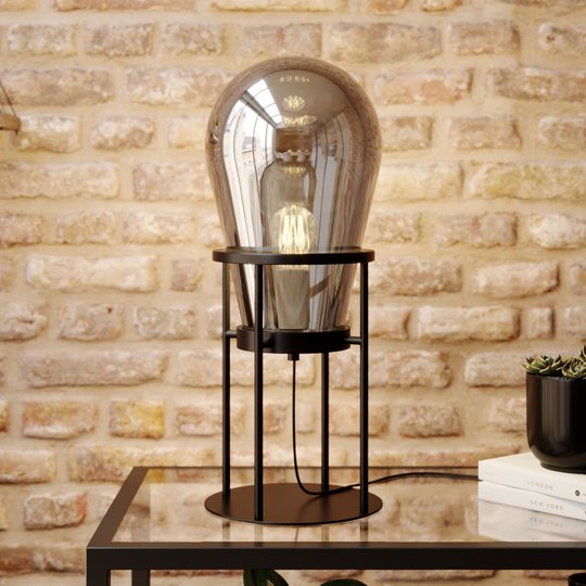 Lucande Viyan bordslampa med glasballong