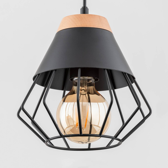 Envolight Fawn hänglampa, 5 lampor, svart
