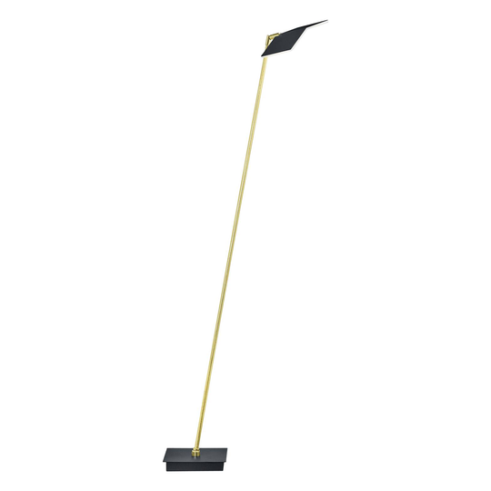 BANKAMP Luce elevata Book golvlampa bladguld/svart