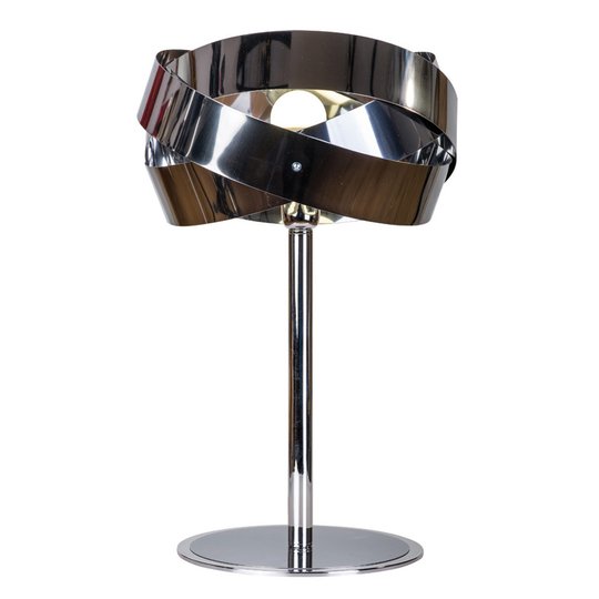 Bordslampa Tornado krom-nickel