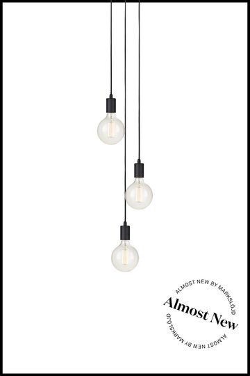 ALMOST NEW SKY PENDANT 3L ROUND BLACK