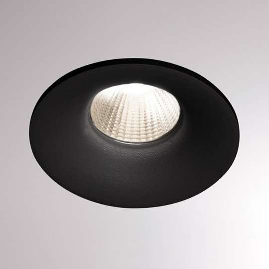 LED-inbyggnadsspot Ivy Round 7 W 3 000 K 40° svart