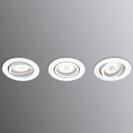 Dimbar LED-spot Shellbark WarmGlow 3-set