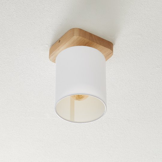 Taklampa Jenta med vita lampskärmar