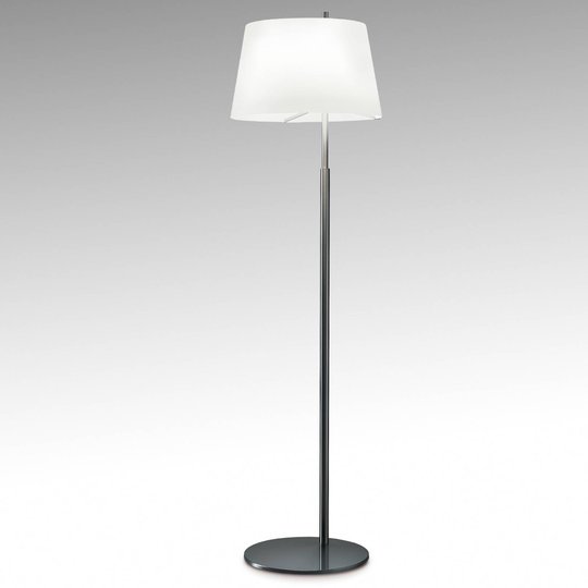 Passion designergolvlampa Fontana Arte, nickel
