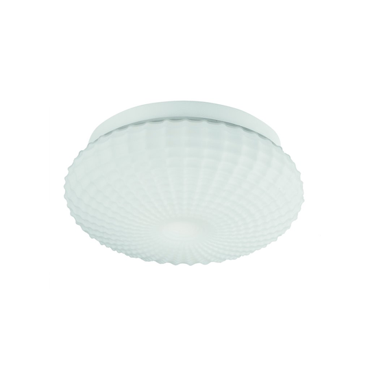Clam taklampa (Vit)